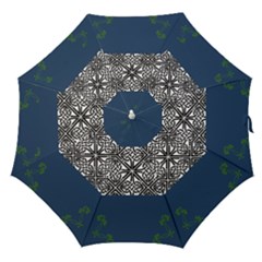 celtic blue knotwork umbrella - Straight Umbrella
