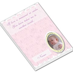 Lilac toile Love revised memo pad - Large Memo Pads