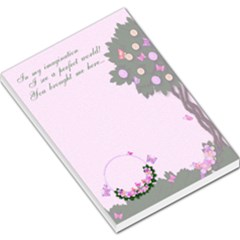 In my imagination memo pad - Large Memo Pads