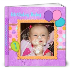 1st Bday - 8x8 Photo Book (20 pages)