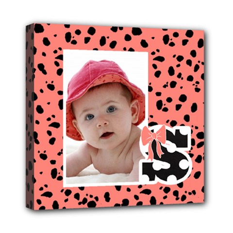 Animal Print Wall Art s - Mini Canvas 8  x 8  (Stretched)