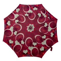 Pink Love Hook handle Umbrella - Hook Handle Umbrella (Small)