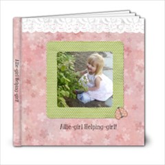 Allie-girl Helping-girl - 6x6 Photo Book (20 pages)