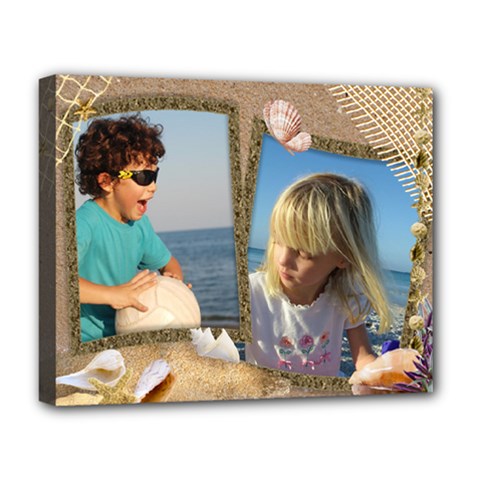 Our Holiday Deluxe 20x16 Stretched Canvas