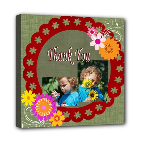 thank you - Mini Canvas 8  x 8  (Stretched)