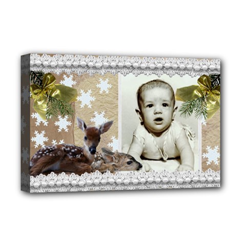 Fawn Delux Canvas 18 X 12 Stretched