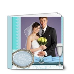 wedding blue - 4x4 Deluxe Photo Book (20 pages)
