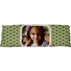 flower , kids, happy, fun, green - 21 x63  Body Pillow Case Dakimakura (Two Sides)