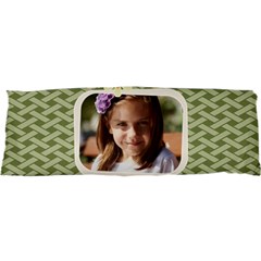 flower , kids, happy, fun, green (6 styles) - 25 x71  Body Pillow Case Dakimakura (Two Sides)