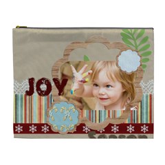 flower , kids, happy, fun, green (7 styles) - Cosmetic Bag (XL)