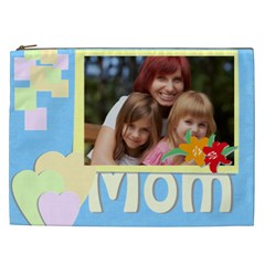 flower , kids, happy, fun, green, mothers day (7 styles) - Cosmetic Bag (XXL)