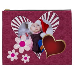 love, kids, happy, fun, family, holiday (7 styles) - Cosmetic Bag (XXXL)
