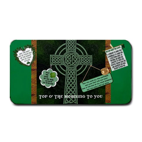 Bar Mat St  Patricks Day By Pat Kirby 16 x8.5  Bar Mat