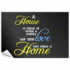 A House A Home - Canvas 12  x 18 