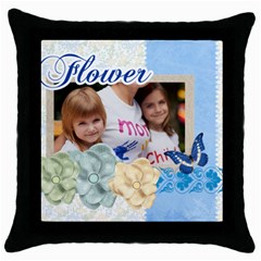 mothers love - Throw Pillow Case (Black)