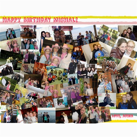 Michals Bday Present By Adina 10 x8  Print - 1