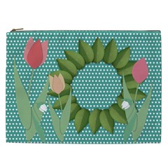 Spring Flowers Cosmetic bag XXL (7 styles) - Cosmetic Bag (XXL)