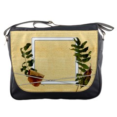 Dry Autumn Leaves Messenger Bag