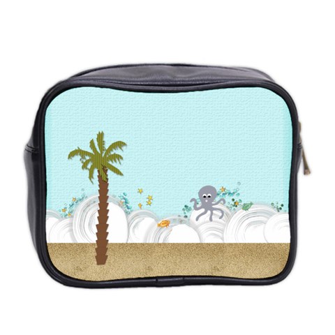 Summer Sea Mini Toiletries Bag By Zornitza Back