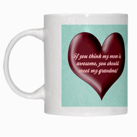 Awesome Grandma White Mug By Chere s Creations Left