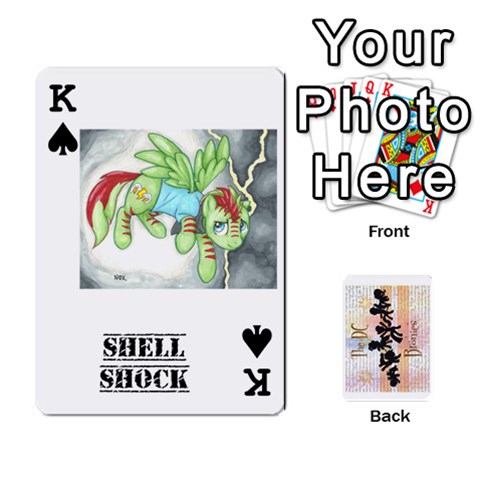 King D C  Brony Oc Playing Cards By John H Rhodes Jr Front - SpadeK