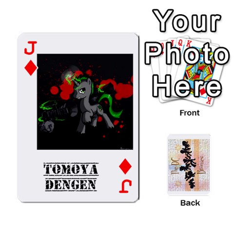 Jack D C  Brony Oc Playing Cards By John H Rhodes Jr Front - DiamondJ