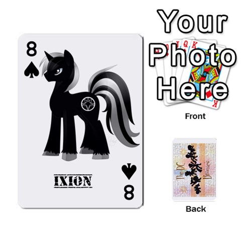 D C  Brony Oc Playing Cards By John H Rhodes Jr Front - Spade8