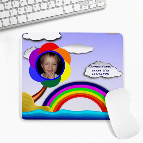 Over The Rainbow Large Mouse Pad By Joy Johns Front