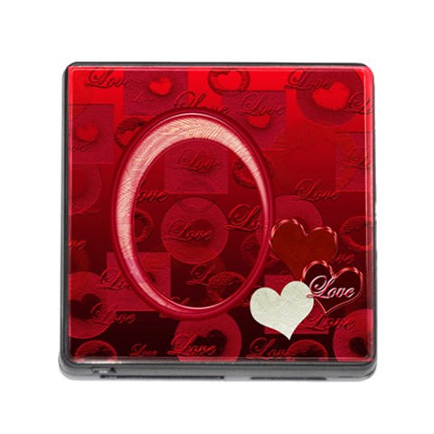 I Heart You Red Memory Card Reader By Ellan Front