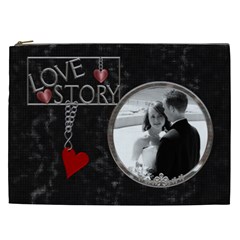 Love Story XXL Cosmetic Bag (7 styles) - Cosmetic Bag (XXL)