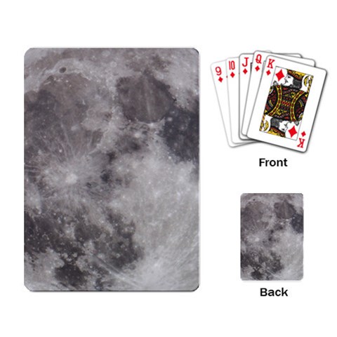 Moon Playing Cards By Bg Boyd Photography (bgphoto) Back