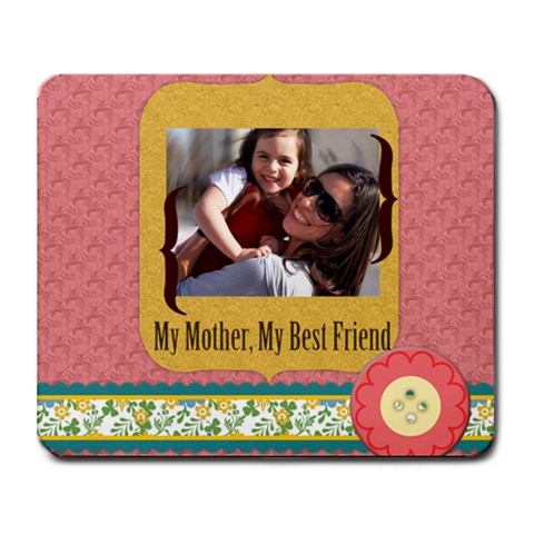 Mothers Day By Mom 9.25 x7.75  Mousepad - 1