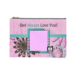 large bag - owl 2 (7 styles) - Cosmetic Bag (Large)