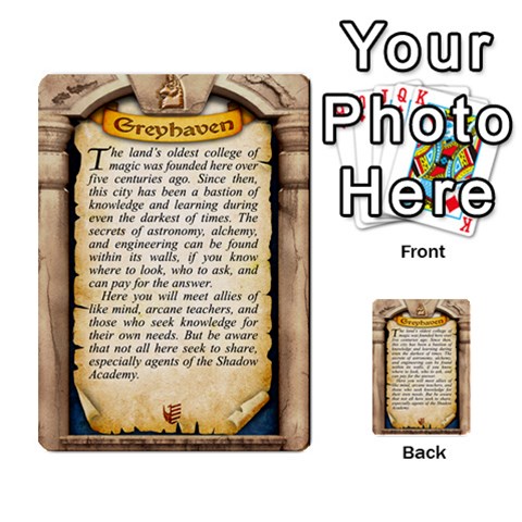 Cities Of Adventure: Reference Cards By Fantastic Diversions / Ofgi Back 4