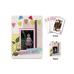 happy birthday - Playing Cards Single Design (Mini)