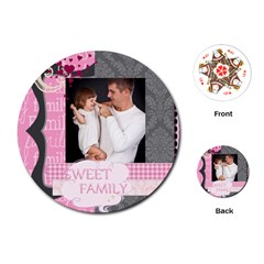 kids - Playing Cards Single Design (Round)