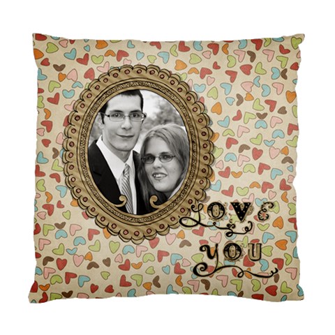 Love You Pillow 2 Sided By Marcee Duggar Front