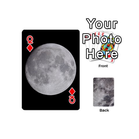 Queen Mini Moon Cards By Bg Boyd Photography (bgphoto) Front - DiamondQ