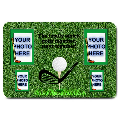 Golfer s Large Door Mat By Joy Johns 30 x20  Door Mat