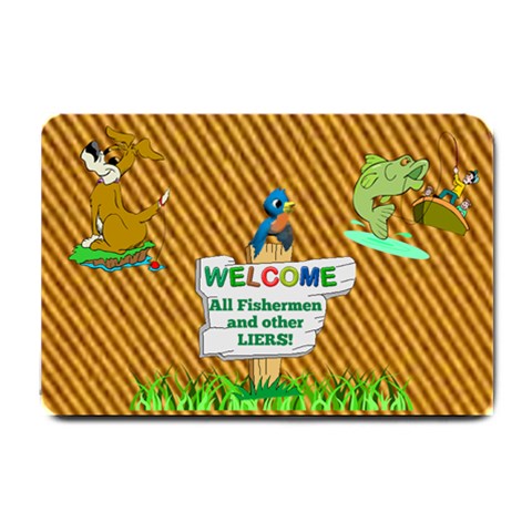 Fisherman s Small Doormat By Joy Johns 24 x16  Door Mat