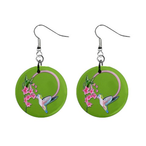 Humming Bird Earrings By Zornitza Front