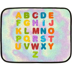 Kid s ABC Blanket (4 styles) - Two Sides Fleece Blanket (Mini)