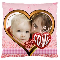 love - Large Cushion Case (Two Sides)