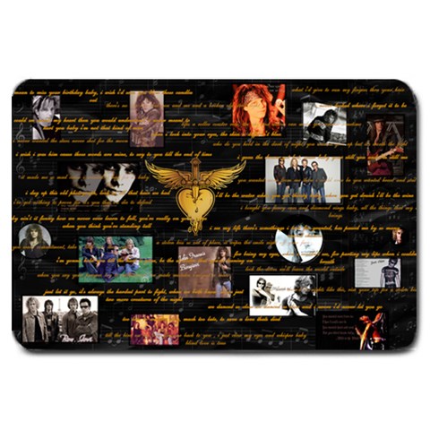 Bon Jovi  By Julie 30 x20  Door Mat