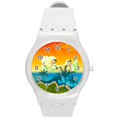summer - Round Plastic Sport Watch (M)