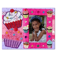 cupcake puzzle - Jigsaw Puzzle (Rectangular)