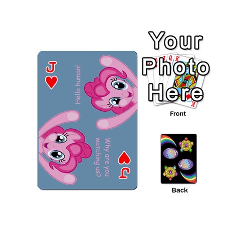 Jack Pony Cards 1 (with Pips) By Aaron Front - HeartJ