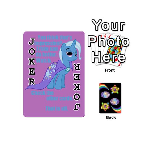 Pony Cards 1 (with Pips) By Aaron Front - Joker1