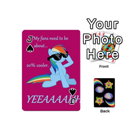 Jack Pony Cards 1 (with Pips) By Aaron Front - SpadeJ