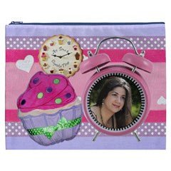 Any Time is Cupcake Time cosmetic bag (7 styles) - Cosmetic Bag (XXXL)